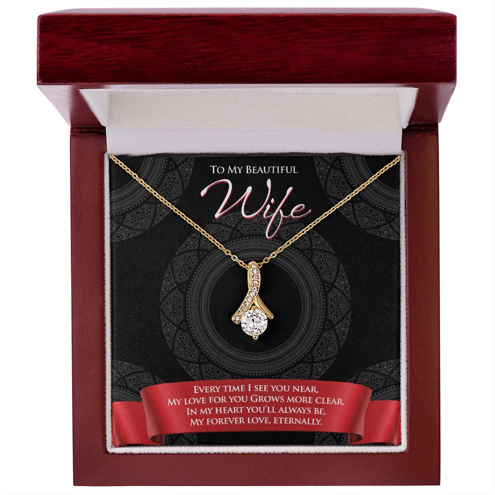 Best Gift for Wife: Beautiful Love Pedant Necklace to Melt Her Heart [Dark]