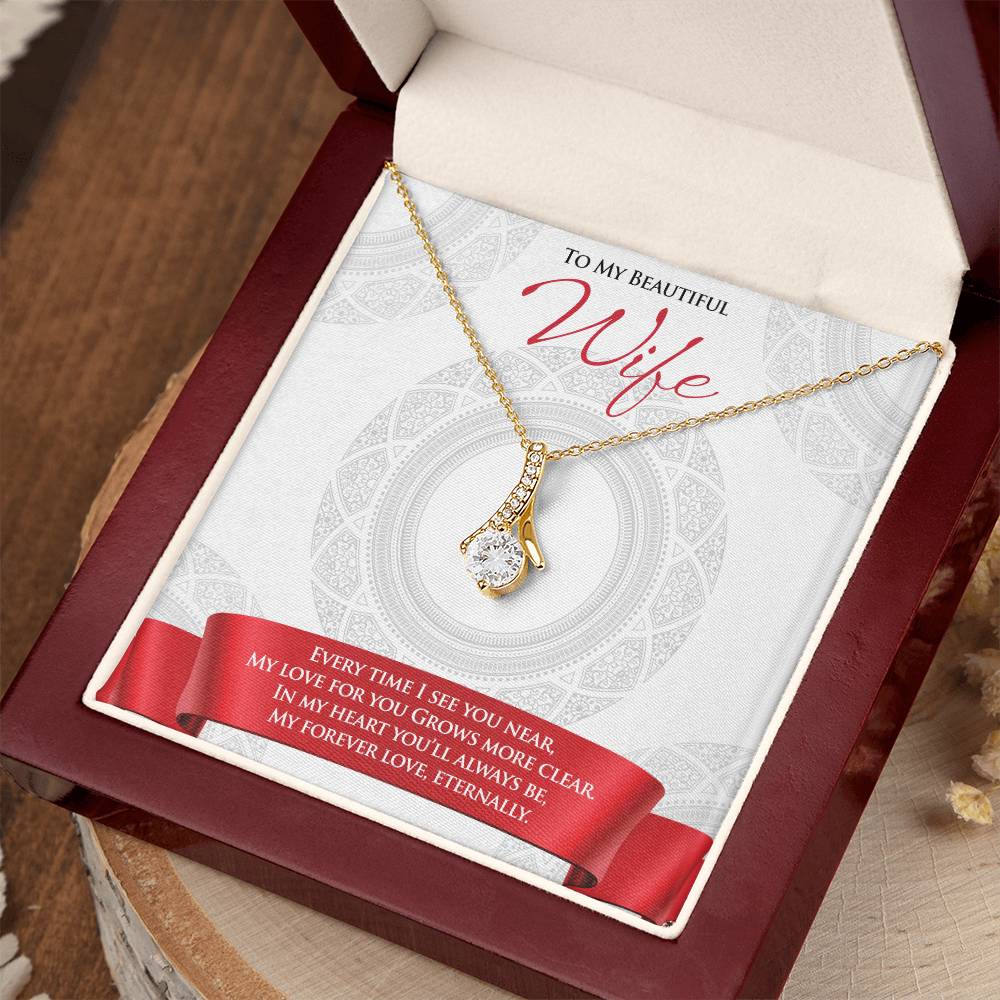 Best Gift for Wife: Beautiful Love Pedant Necklace to Melt Her Heart [Light]