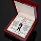 Simple Man, Beautiful Woman - Forever Love Knot Necklace for Your Wife