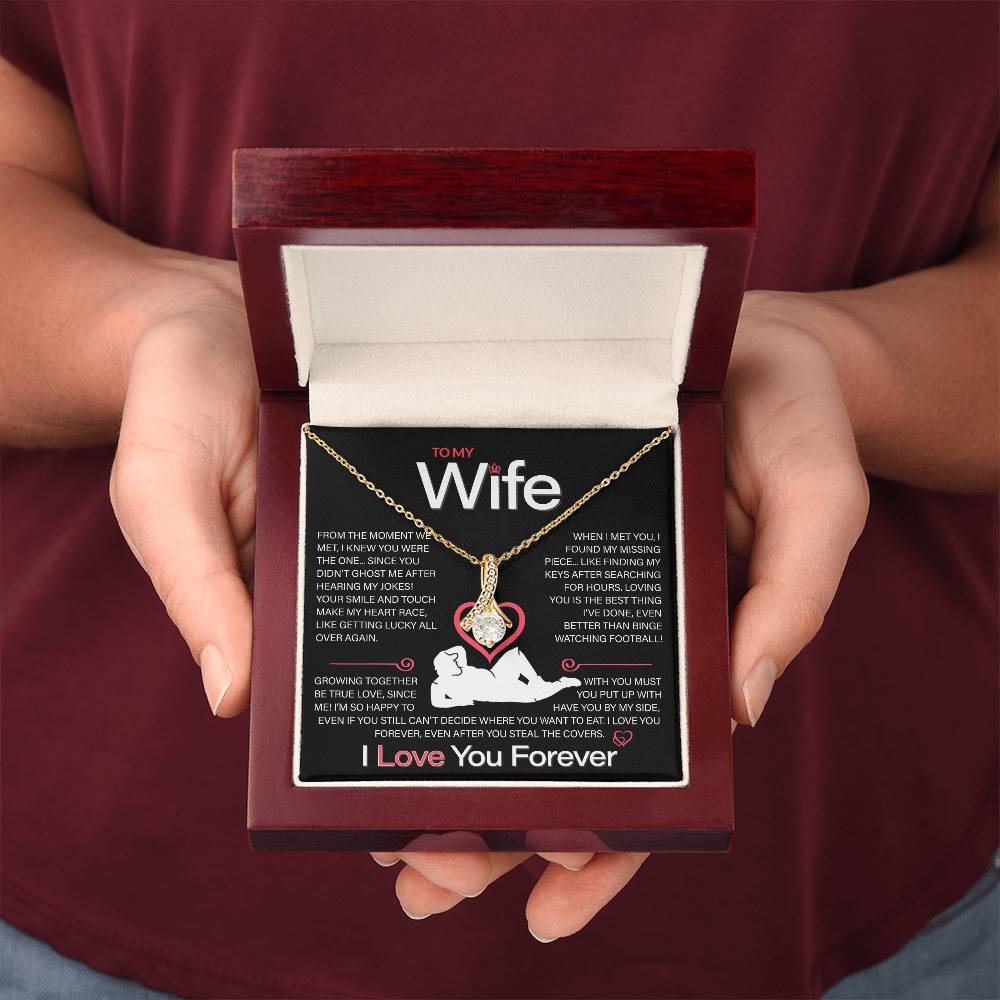 Best Gift for Your Wife: Forever Love Necklace - Remind Her What She Means to You