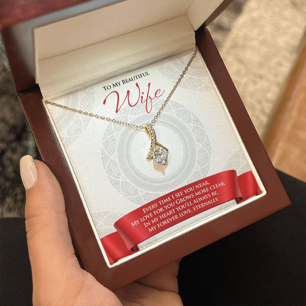 Best Gift for Wife: Beautiful Love Pedant Necklace to Melt Her Heart [Light]