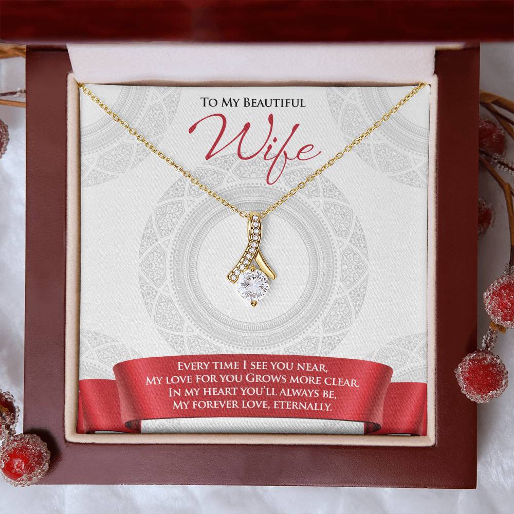 Best Gift for Wife: Beautiful Love Pedant Necklace to Melt Her Heart [Light]