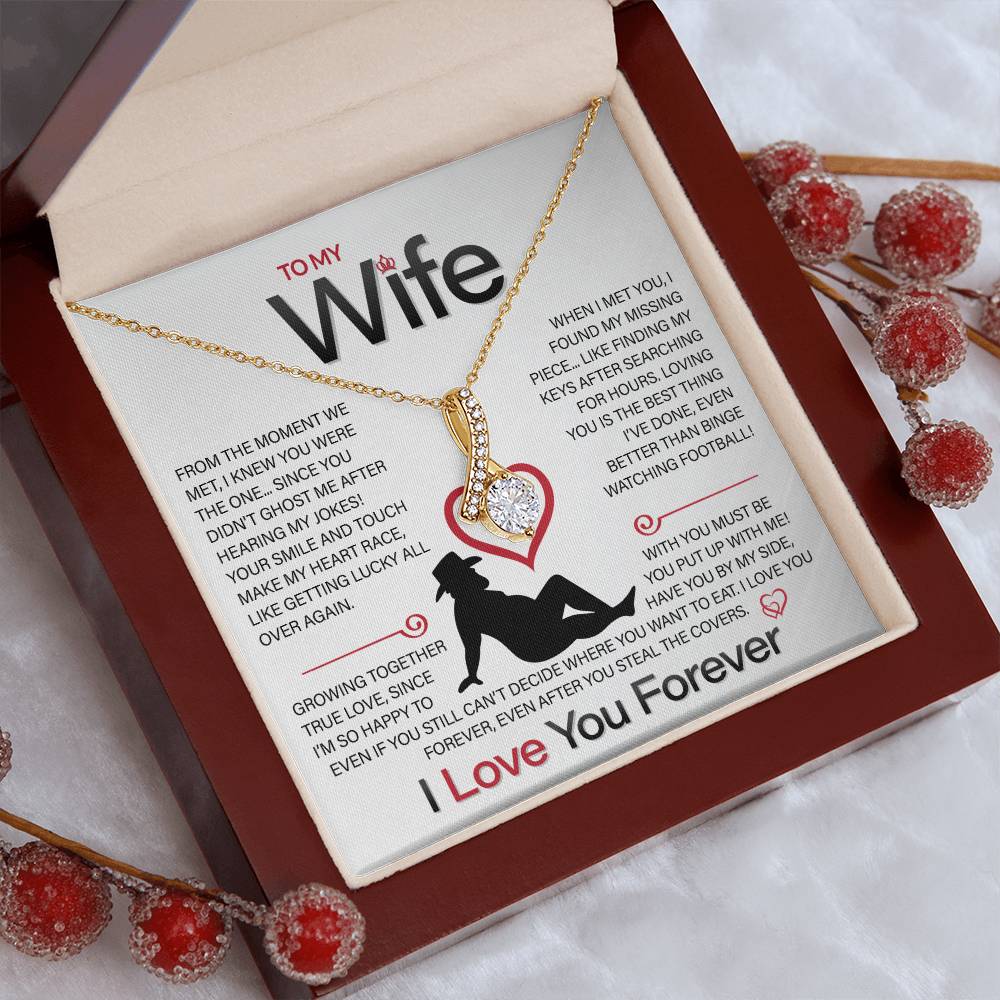 Best Gift for Your Wife: Forever Love Necklace - Remind Her What She Means to You