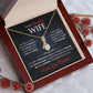 Best Gift: For My Beautiful Godly Wife - Love Pendant Necklace