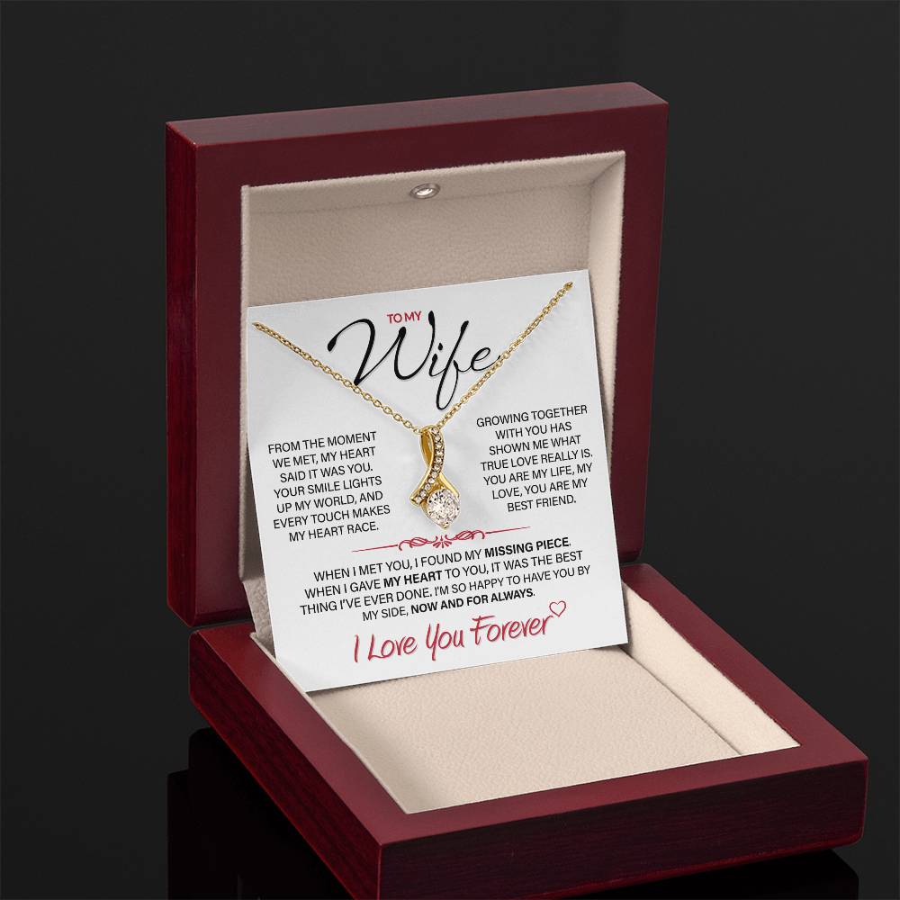 Best Gift for Your Wife: Forever Love Necklace - Remind Her of Your Love