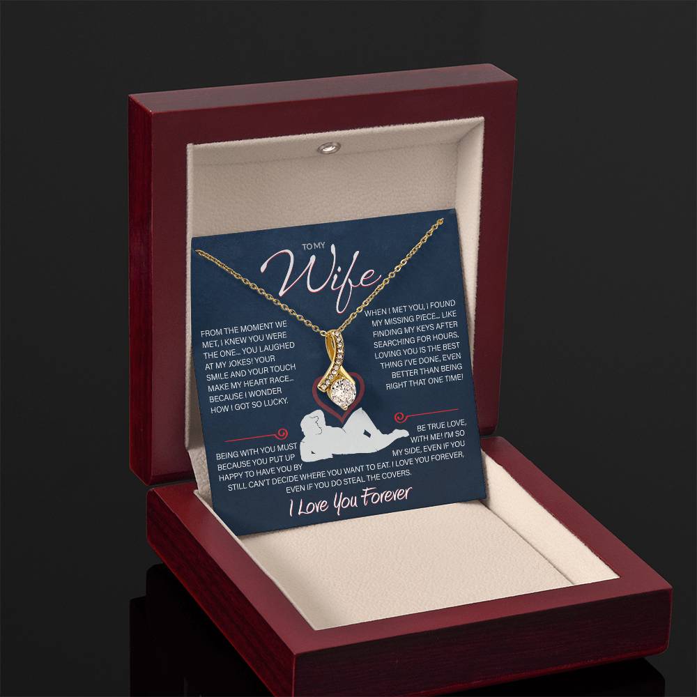 Best Gift for Your Wife: Forever Love Necklace - Remind Her What She Means to You