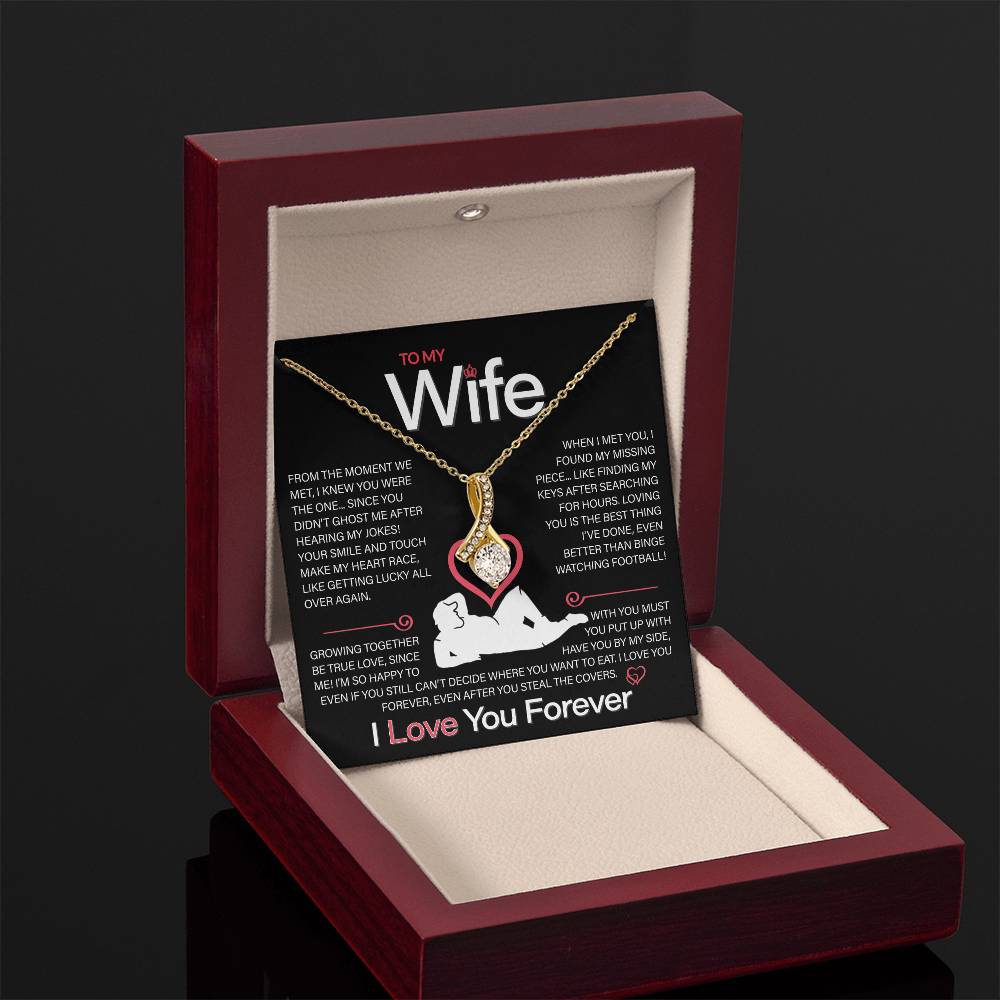 Best Gift for Your Wife: Forever Love Necklace - Remind Her What She Means to You