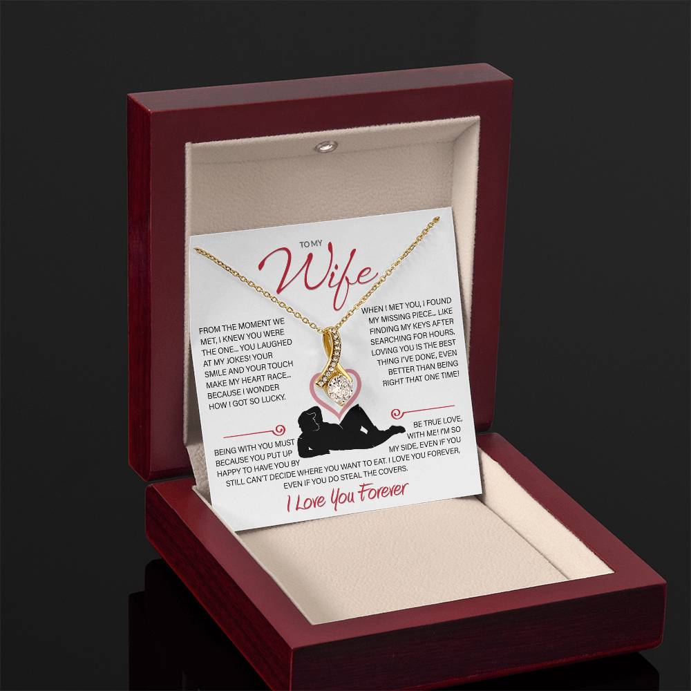 Best Gift for Your Wife: Forever Love Necklace - Remind Her What She Means to You