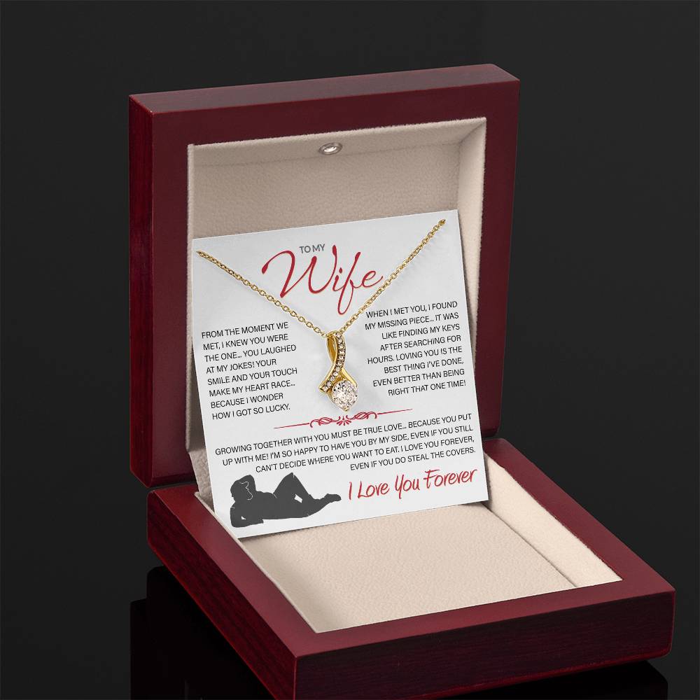 Best Gift for Your Wife: Forever Love Necklace - Remind Her What She Means to You