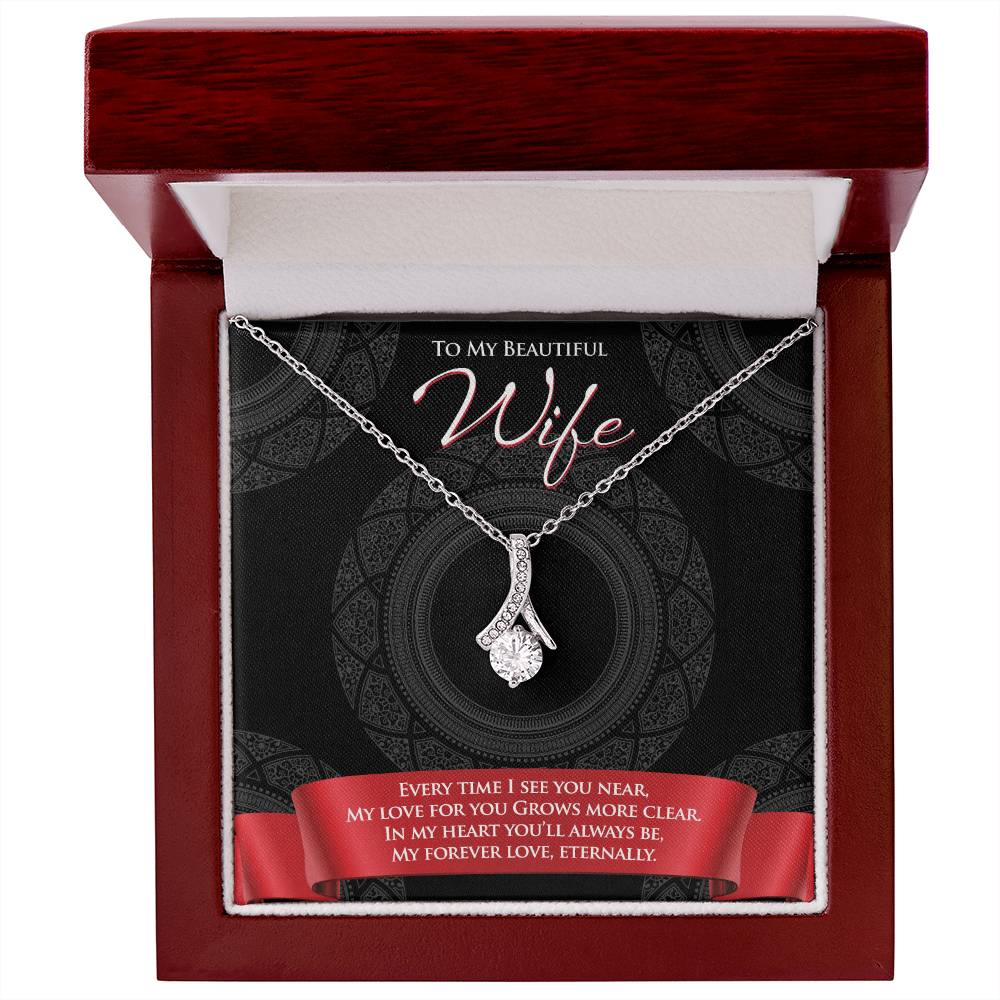 Best Gift for Wife: Beautiful Love Pedant Necklace to Melt Her Heart [Dark]