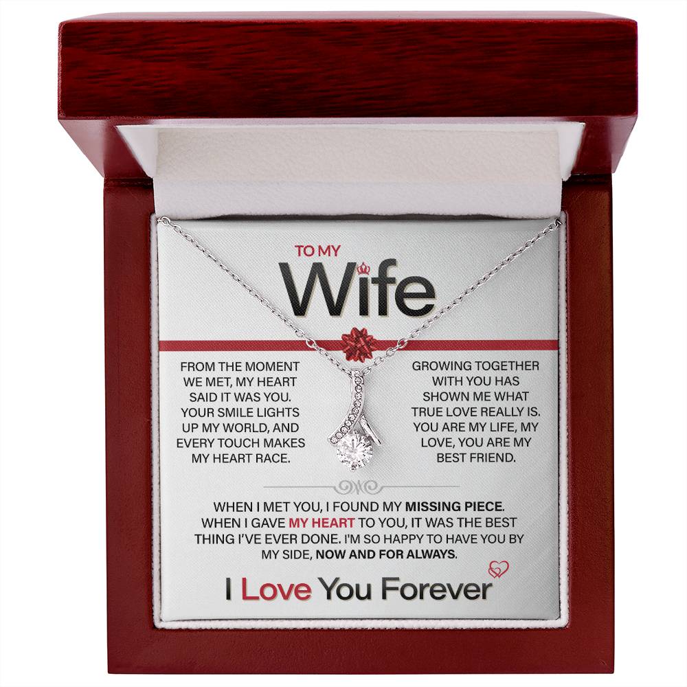 Best Gift for Your Wife: Forever Love Necklace - Remind Her of Your Love