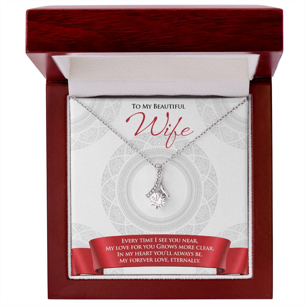 Best Gift for Wife: Beautiful Love Pedant Necklace to Melt Her Heart [Light]