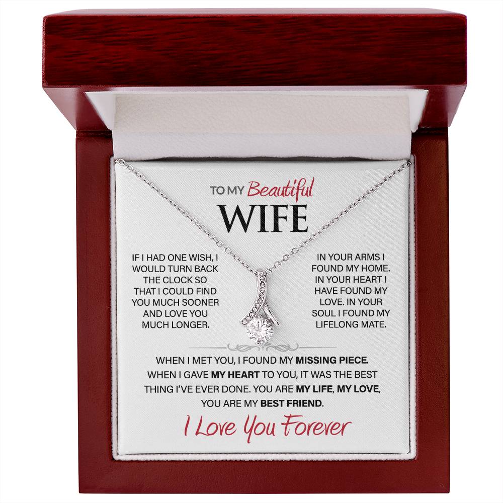 Best Gift for Your Beautiful Wife: Forever Love Necklace to Melt Her Heart