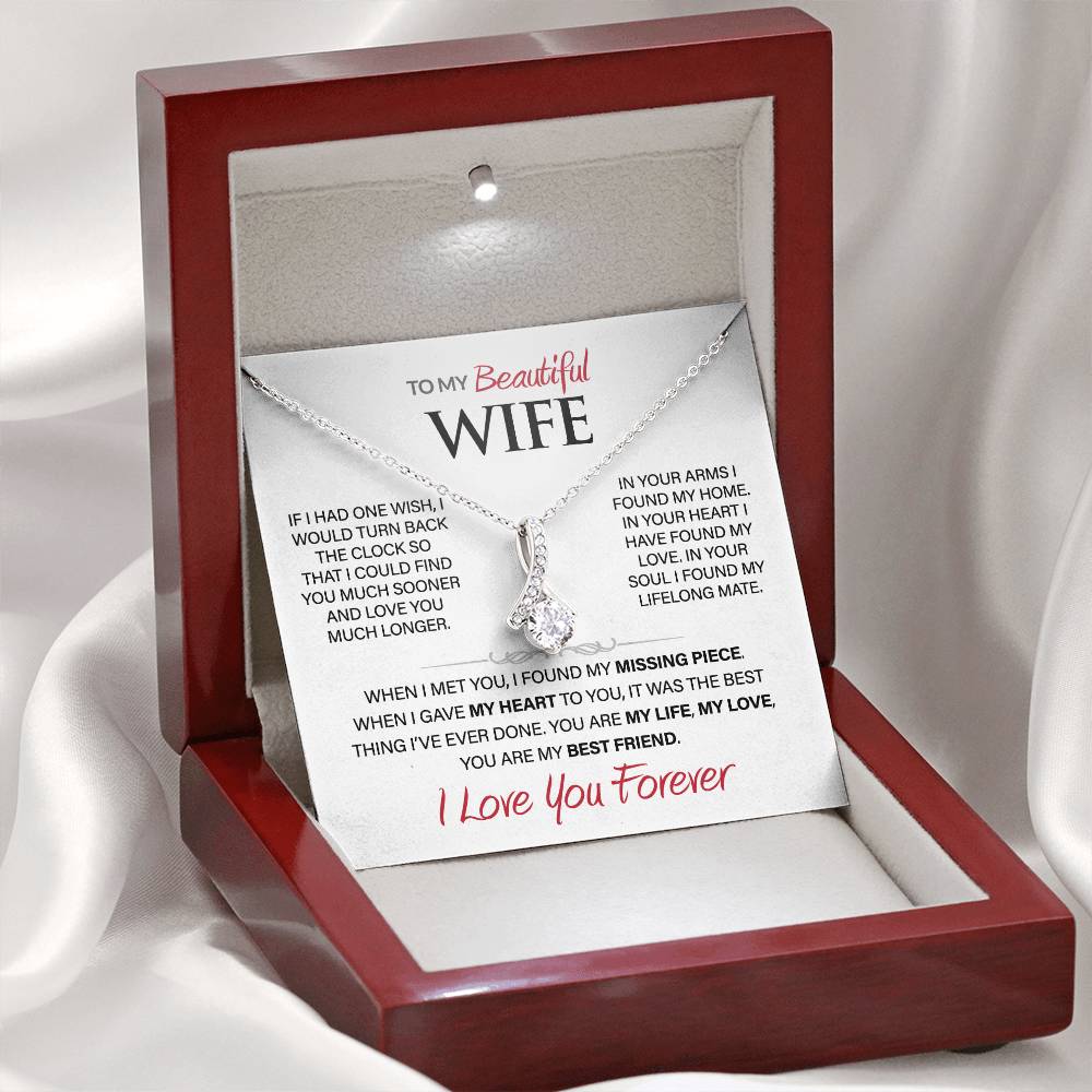 Best Gift for Your Beautiful Wife: Forever Love Necklace to Melt Her Heart