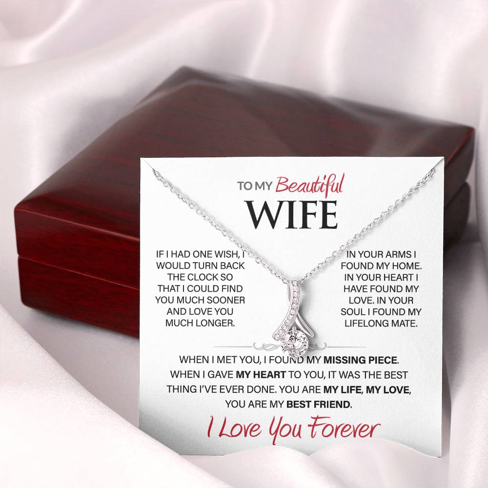 Best Gift for Your Beautiful Wife: Forever Love Necklace to Melt Her Heart