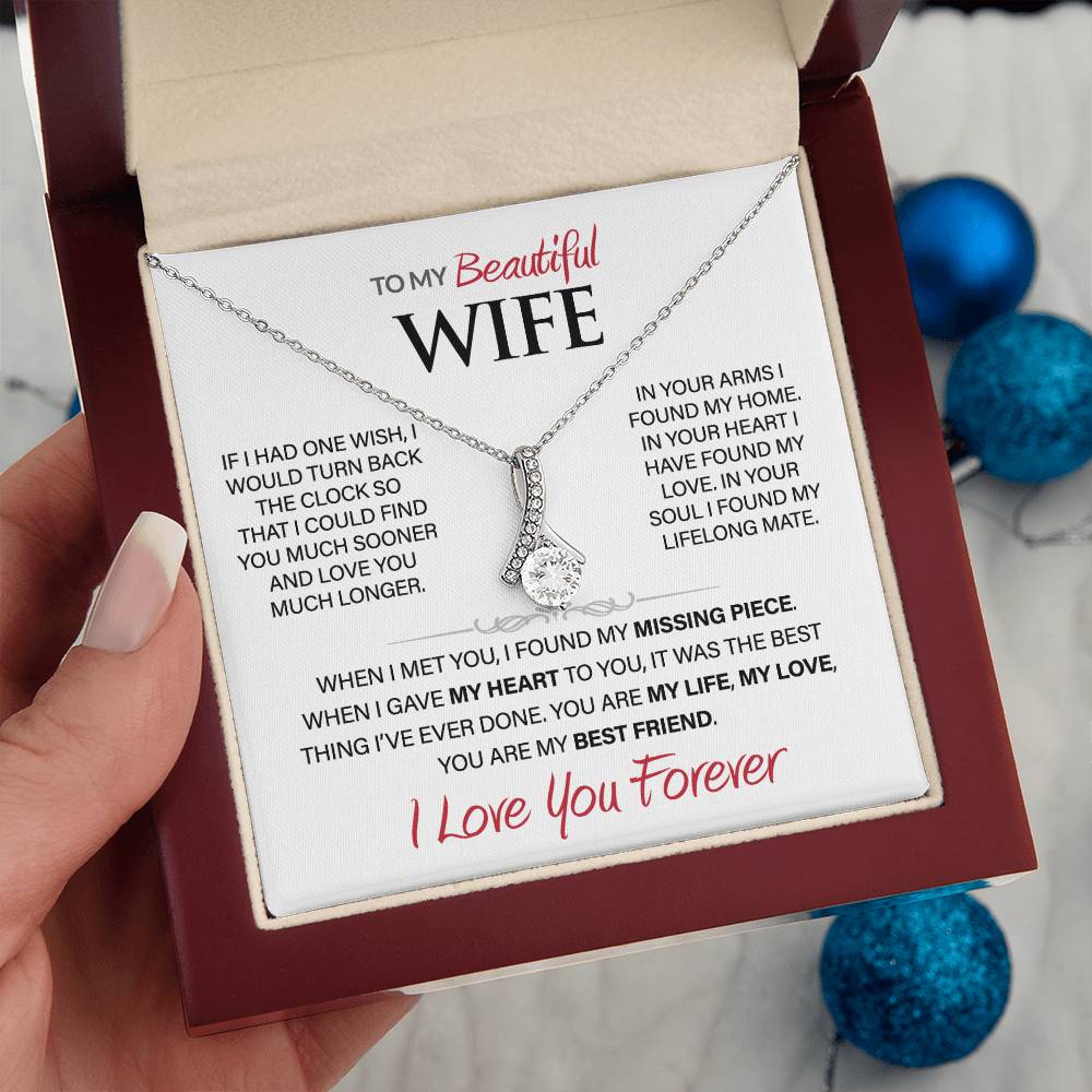 Best Gift for Your Beautiful Wife: Forever Love Necklace to Melt Her Heart