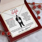 Simple Man, Beautiful Woman - Forever Love Knot Necklace for Your Wife