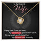 Best Gift for Wife: Meaningful Love Knot Necklace to Melt Her Heart [Dark]