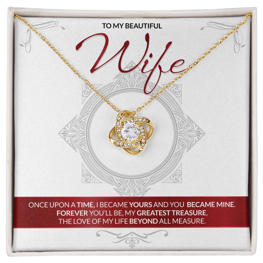 Best Gift for Wife: Forever Mine Love Knot Necklace to Melt Her Heart [Light]