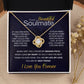 Best Gift for Your Soulmate: Love You Forever Love Knot Necklace to Melt Her Heart
