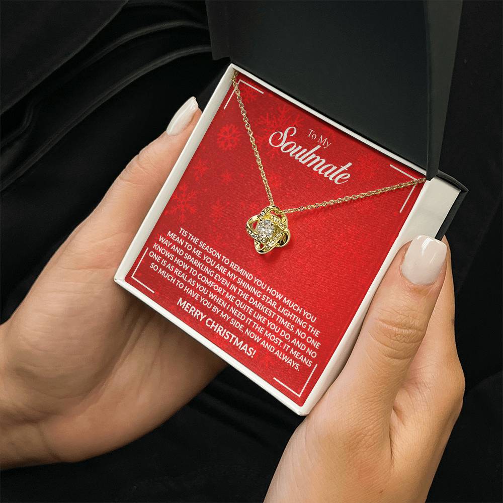 Best gift for your Soulmate this Holiday Season: Forever Love Knot Necklace