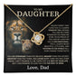 Dad's Forever Love Knot Necklace to Encourage Her Heart