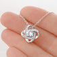 Best gift for your Wife this Holiday Season: Forever Love Knot Necklace