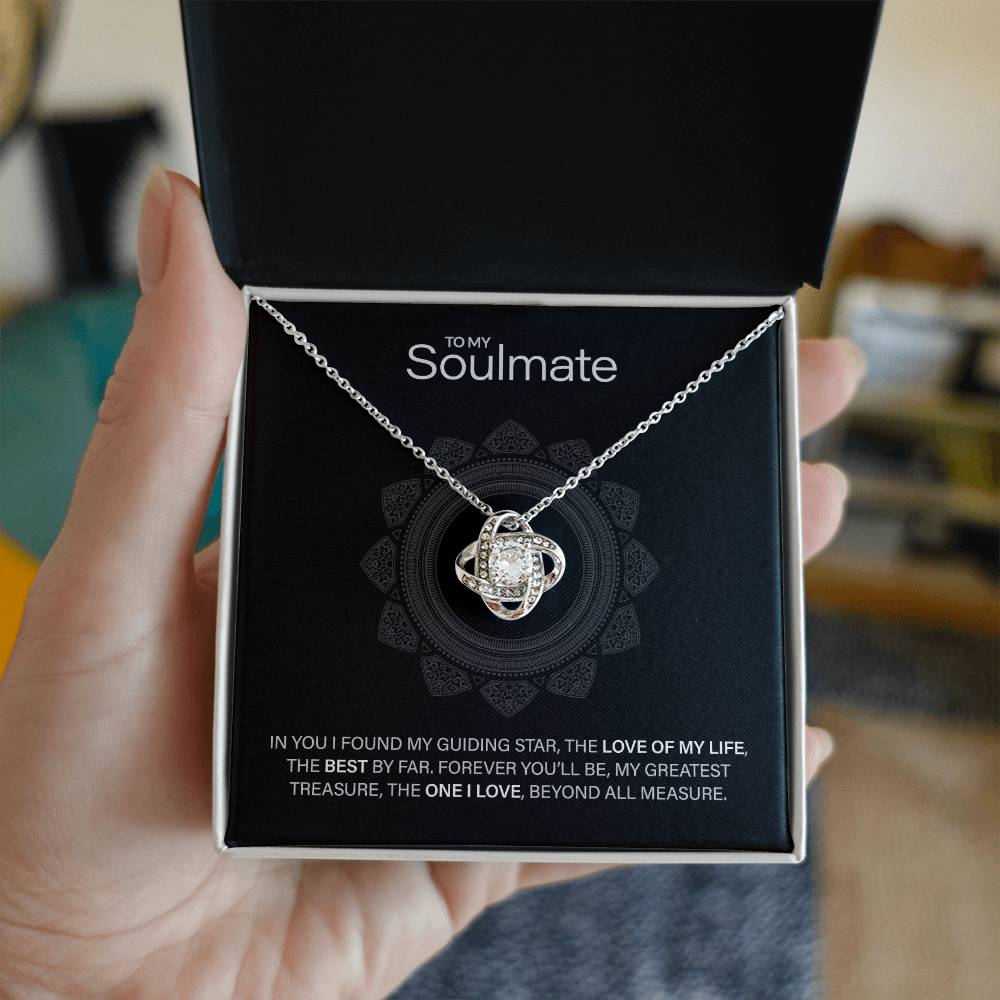 Best Gift for Soulmate: Love Knot Necklace to Melt Their Heart [Dark]