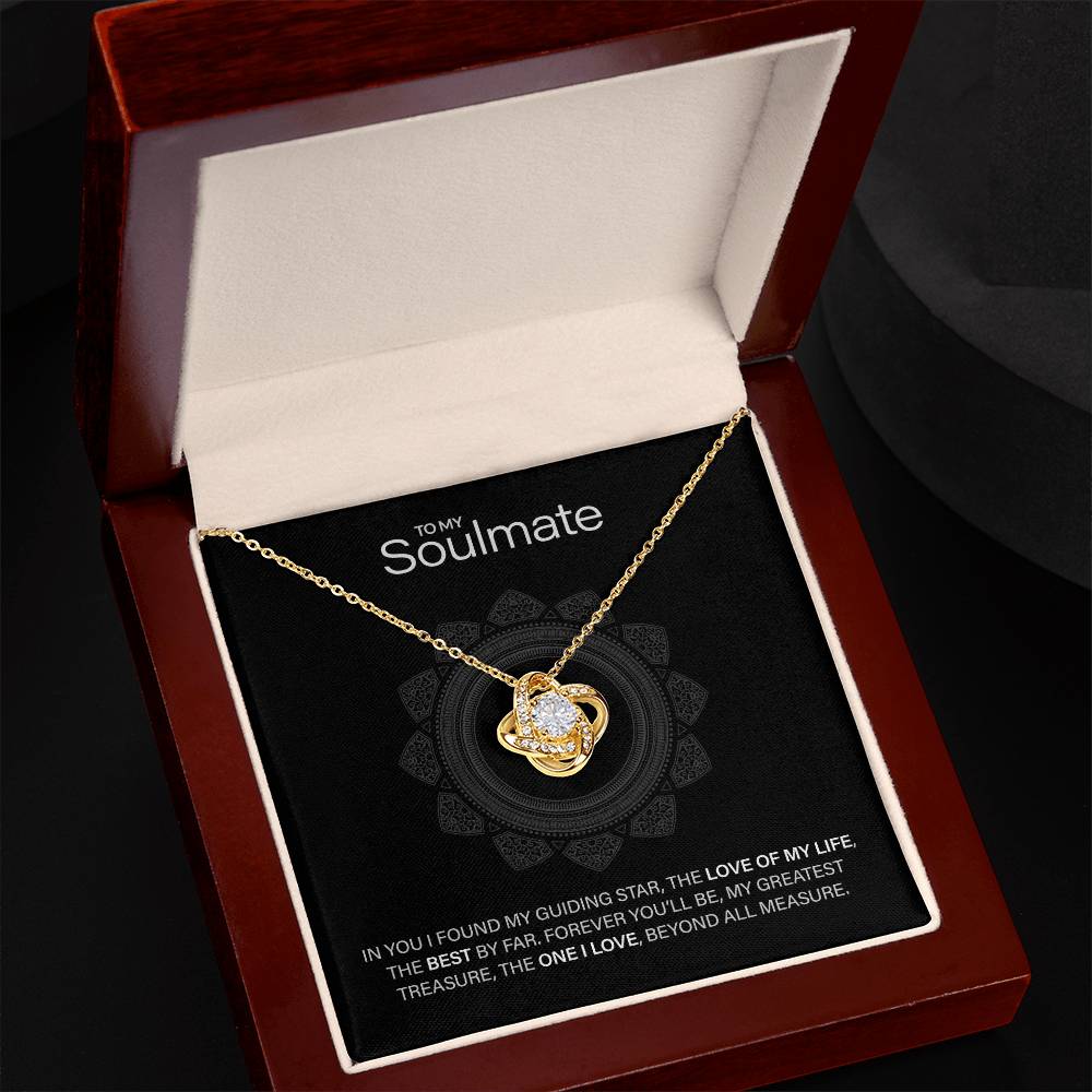 Best Gift for Soulmate: Love Knot Necklace to Melt Their Heart [Dark]