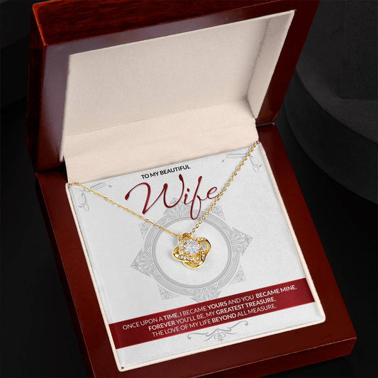 Best Gift for Wife: Forever Mine Love Knot Necklace to Melt Her Heart [Light]