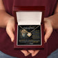 Best Gift for Daughter: Dad's Forever Love Knot Necklace to Encourage Her Heart
