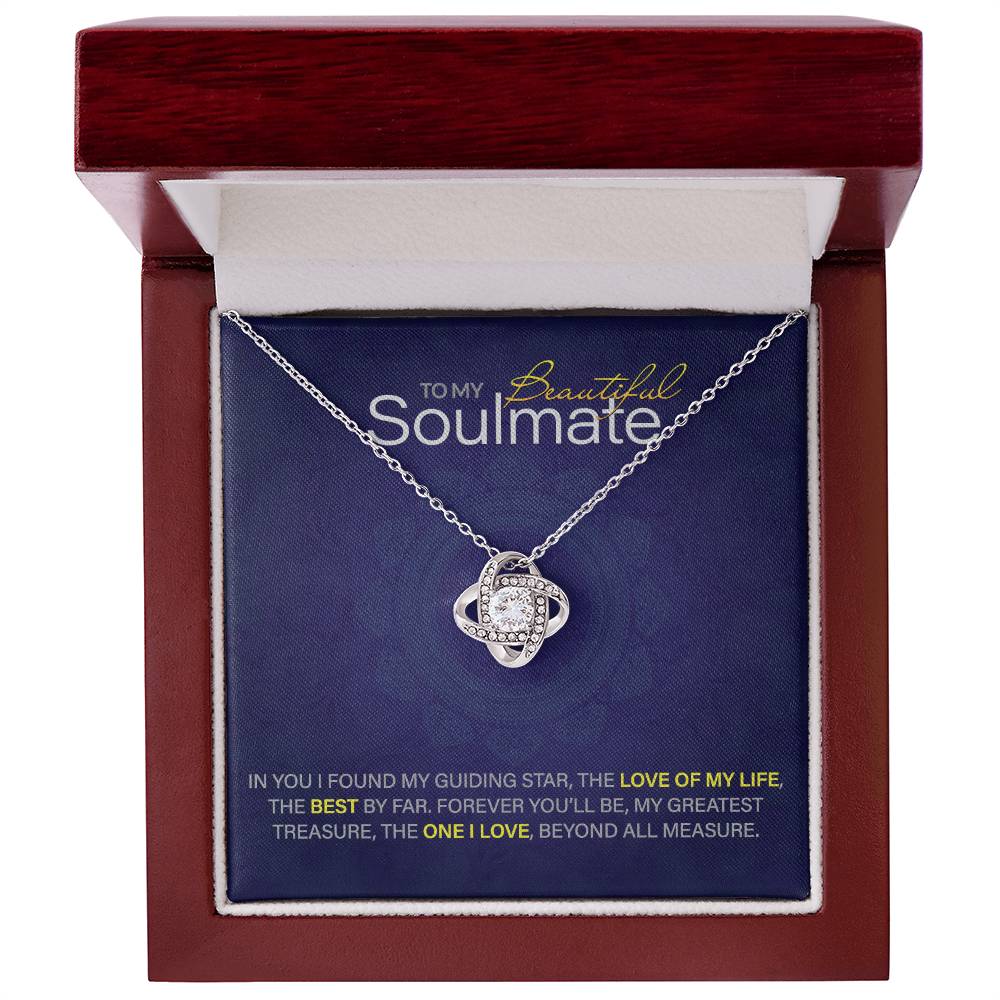 For Your Beautiful Soulmate: Love Knot Necklace to Melt Her Heart