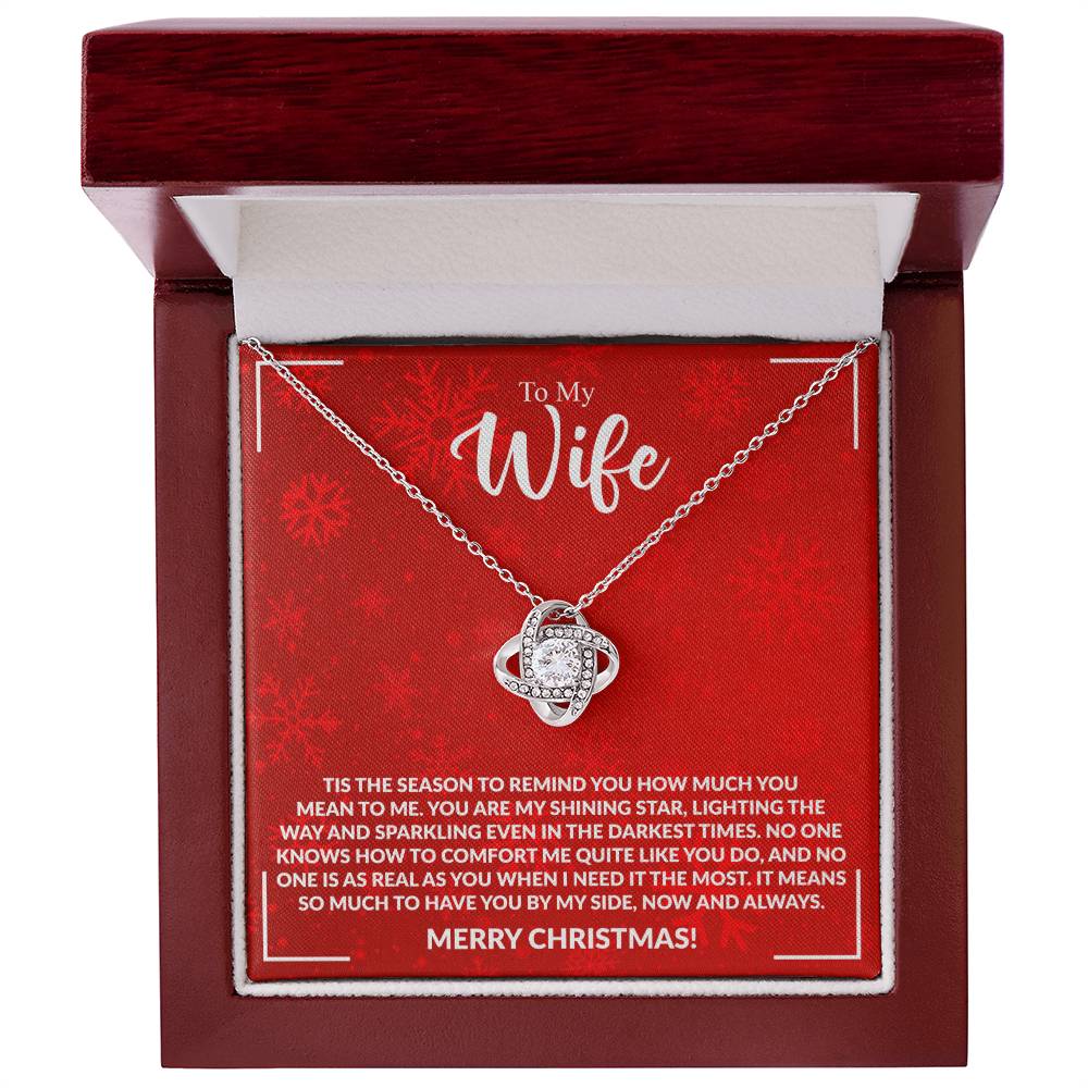 Best gift for your Wife this Holiday Season: Forever Love Knot Necklace