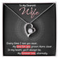 Best Gift for Wife: Meaningful Heart Pedant Necklace to Melt Her Heart [Dark]