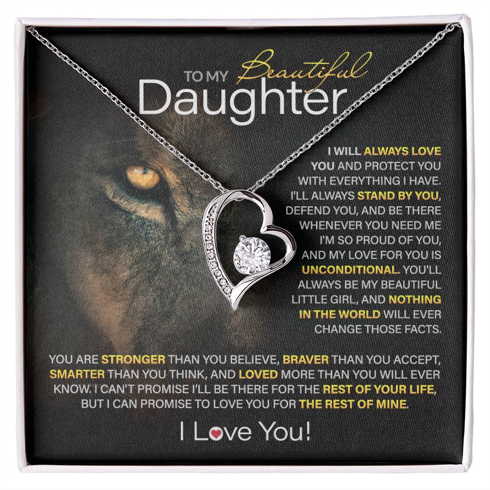 Best Gift for Daughter: Forever Love Heart Necklace to Encourage Your Daughter's Heart