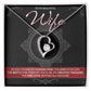 Best Gift for Wife: Forever Treasure Heart Necklace to Melt Her Heart [Dark]