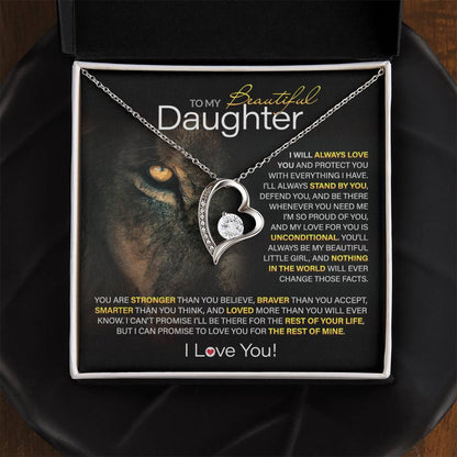 Best Gift for Daughter: Forever Love Heart Necklace to Encourage Your Daughter's Heart