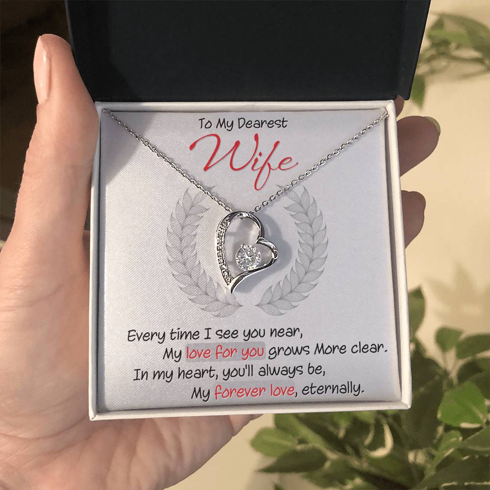 Best Gift for Wife: Meaningful Heart Pedant Necklace to Melt Her Heart [Light]