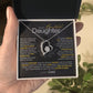 Best Gift for Daughter: Dad’s Forever Love Heart Necklace to Encourage Her Heart [Dark]