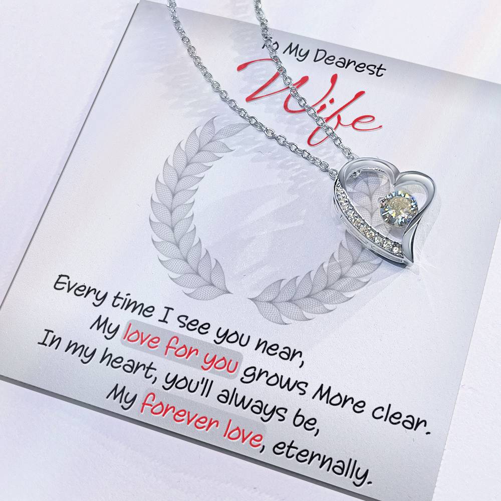 Best Gift for Wife: Meaningful Heart Pedant Necklace to Melt Her Heart [Light]