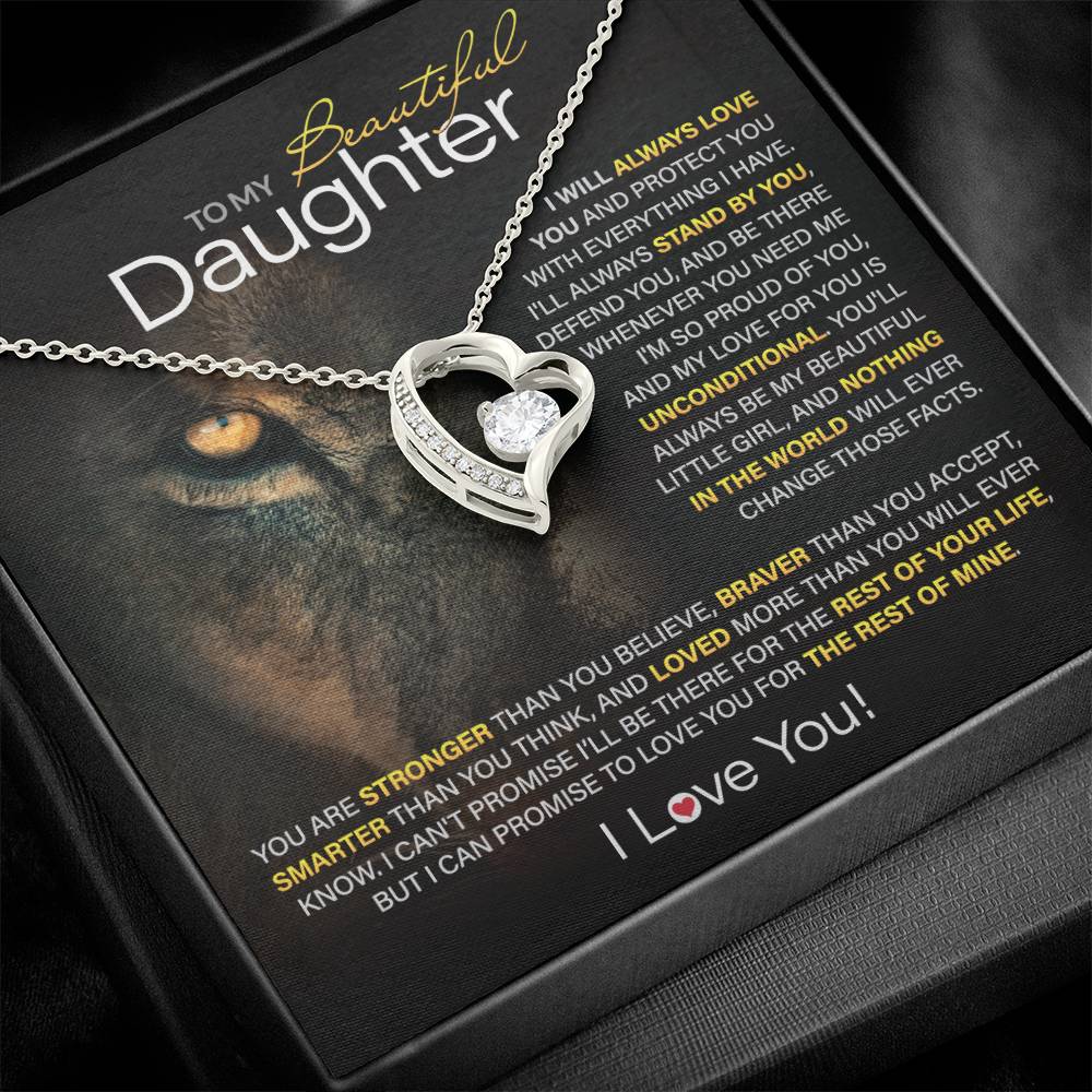 Best Gift for Daughter: Forever Love Heart Necklace to Encourage Your Daughter's Heart