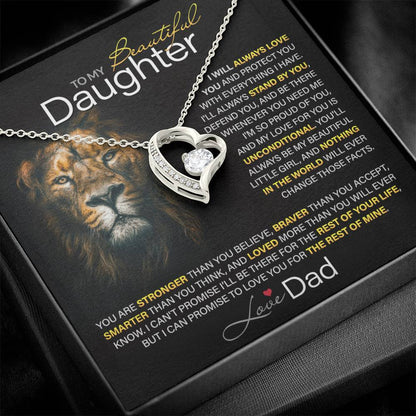 Best Gift for Daughter: Forever Love Heart Necklace to Encourage Your Daughter's Heart