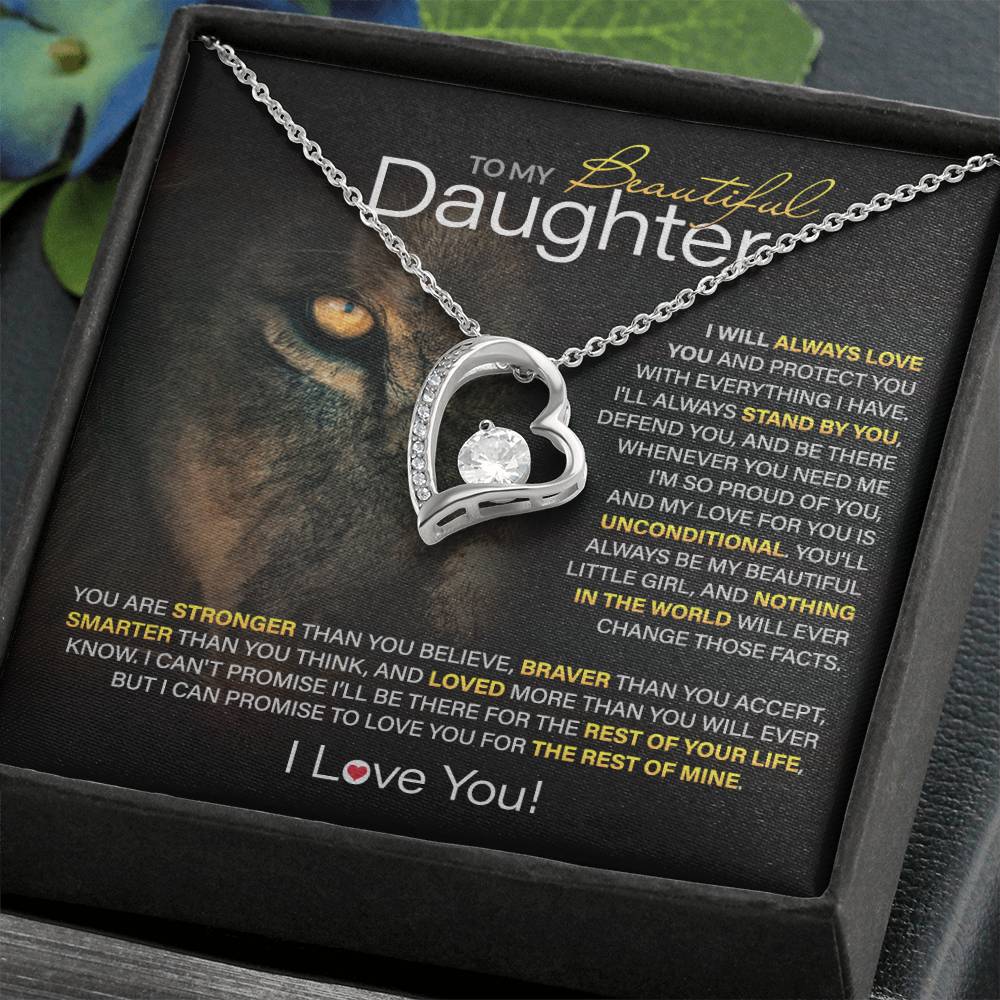 Best Gift for Daughter: Forever Love Heart Necklace to Encourage Your Daughter's Heart