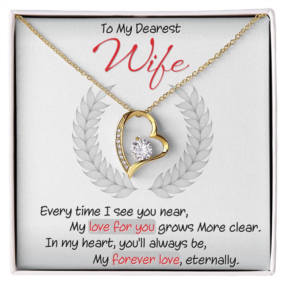 Best Gift for Wife: Meaningful Heart Pedant Necklace to Melt Her Heart [Light]