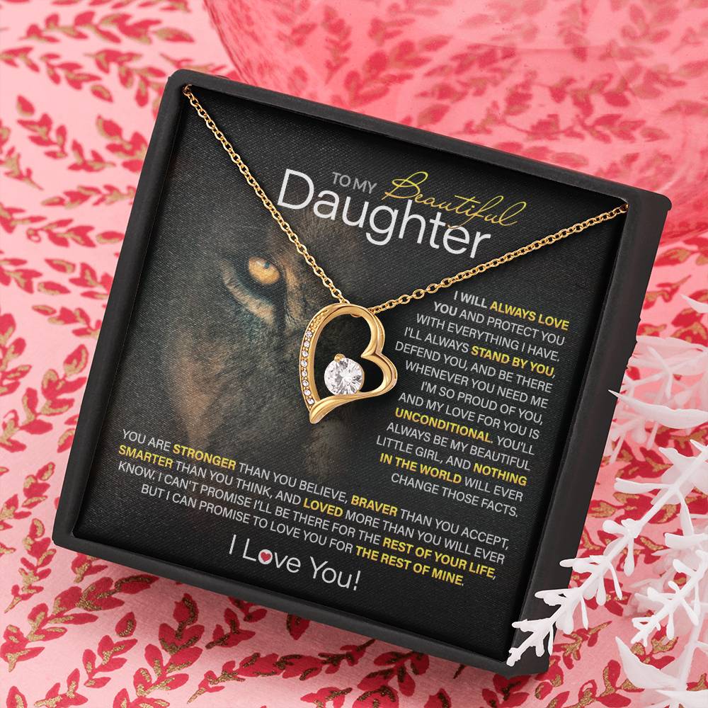 Best Gift for Daughter: Forever Love Heart Necklace to Encourage Your Daughter's Heart