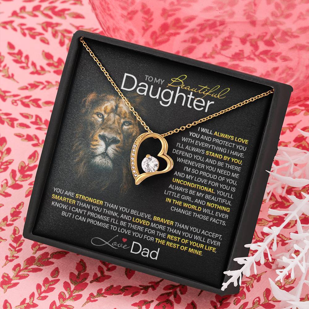 Best Gift for Daughter: Forever Love Heart Necklace to Encourage Your Daughter's Heart