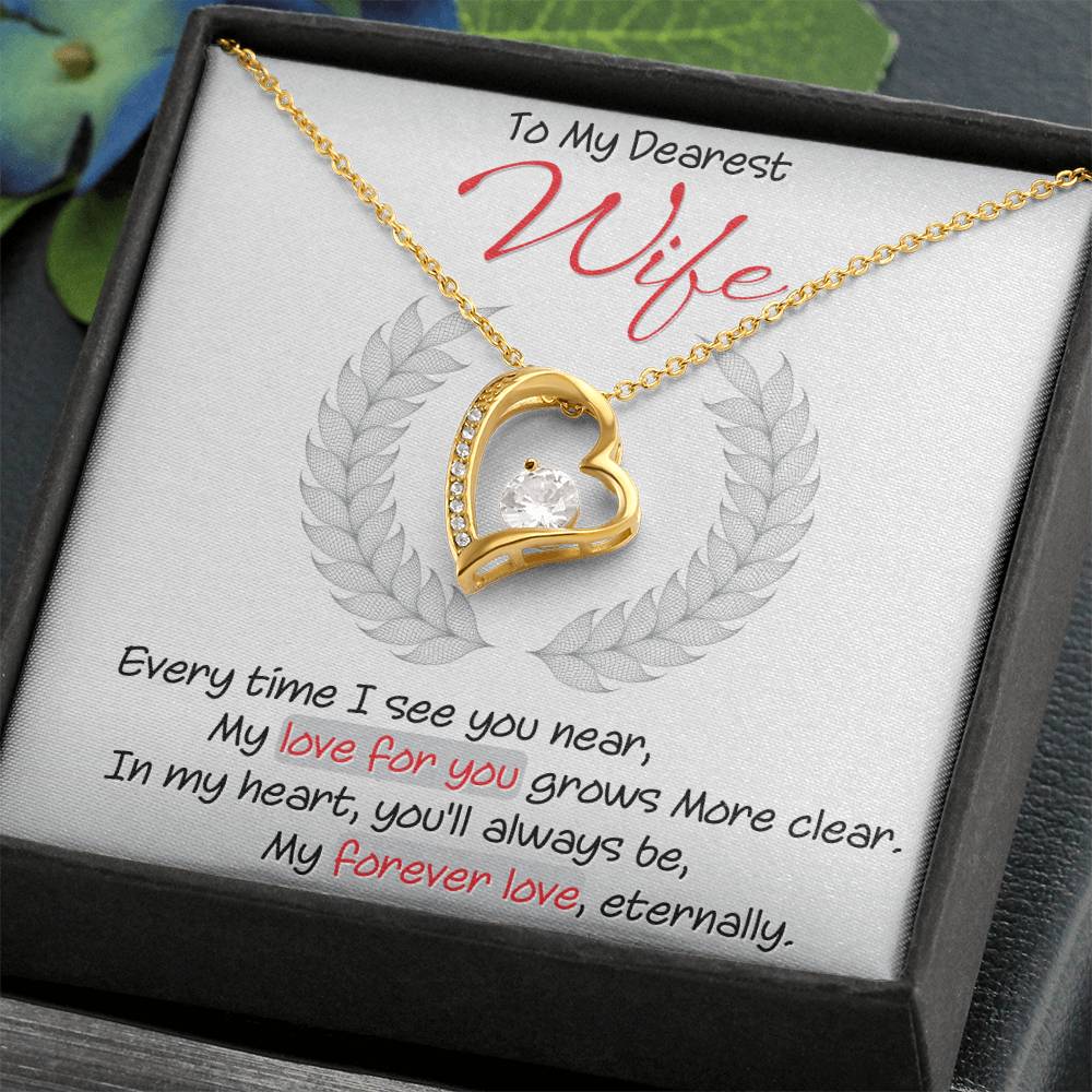 Best Gift for Wife: Meaningful Heart Pedant Necklace to Melt Her Heart [Light]