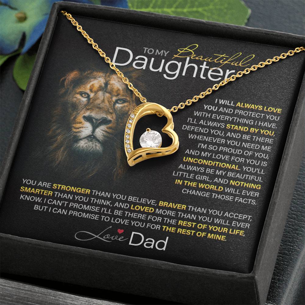 Best Gift for Daughter: Forever Love Heart Necklace to Encourage Your Daughter's Heart